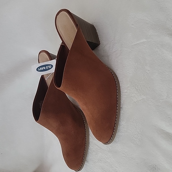 Old Navy Brown Mules Size 10 NWT - Picture 3 of 10
